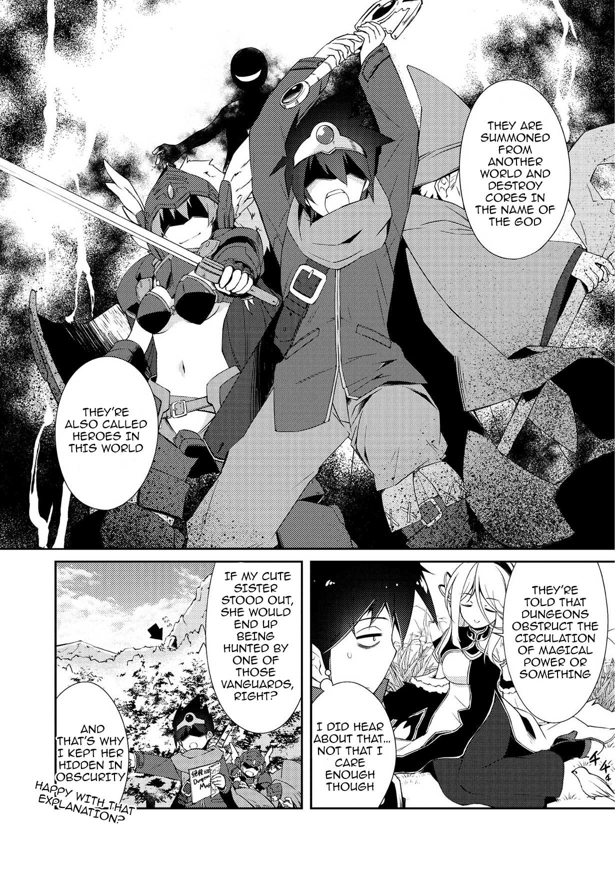 Lazy Dungeon Master Chapter 6 page 23 - Chapter 6: Rokuko's Elder Sister Appears!