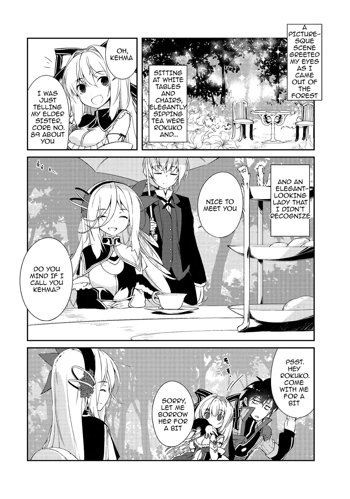 Lazy Dungeon Master Chapter 6 page 4 - Chapter 6: Rokuko's Elder Sister Appears!