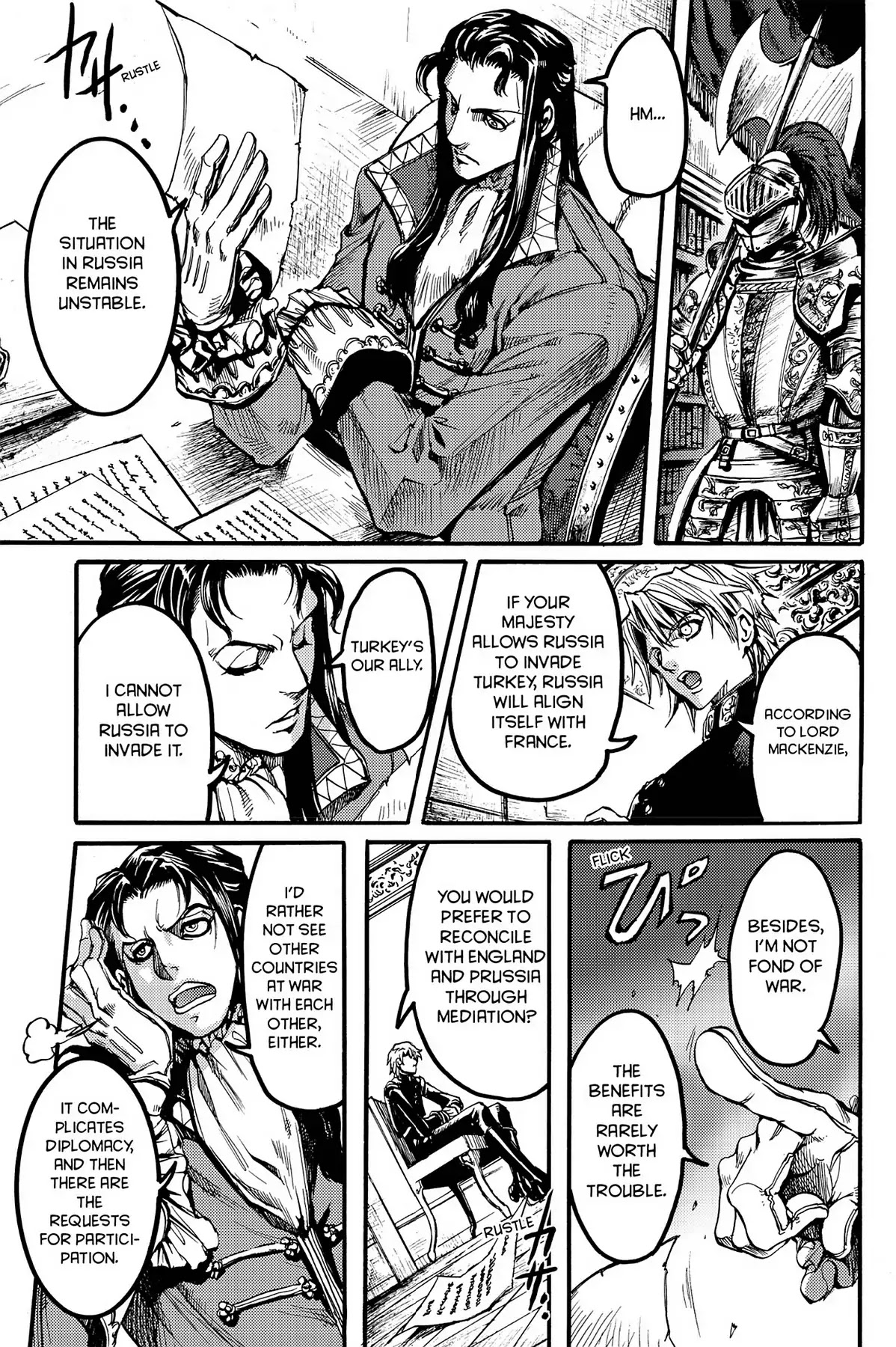 Le Chevalier D'Eon Chapter 15 page 20 - Chapter 15: Resonating Words, Conflicting Feelings