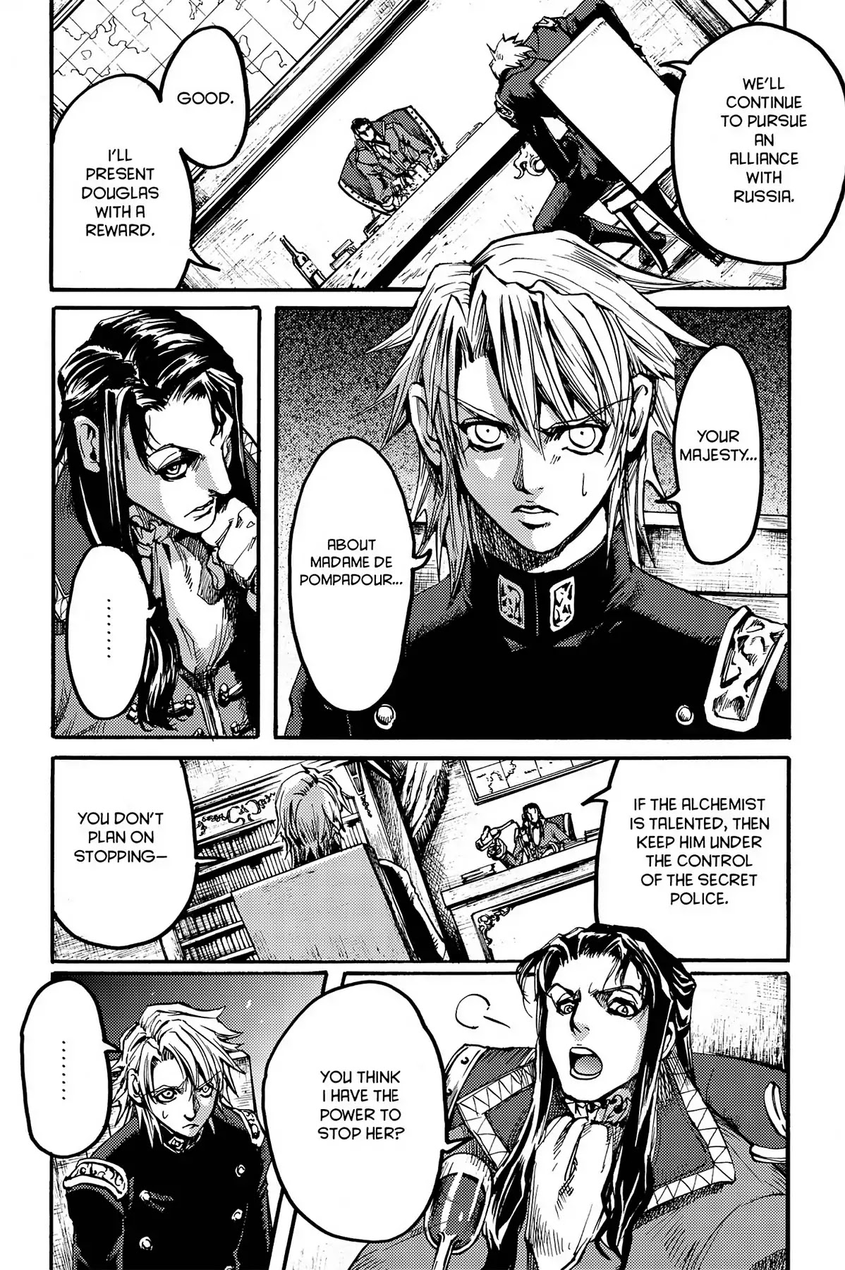 Le Chevalier D'Eon Chapter 15 page 21 - Chapter 15: Resonating Words, Conflicting Feelings