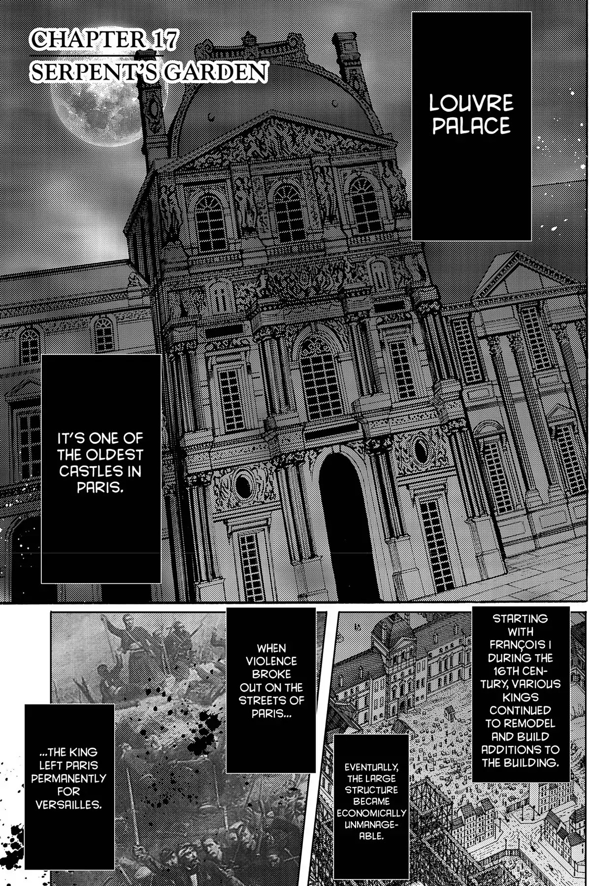 Le Chevalier D'Eon Chapter 17 page 1 - Chapter 17: Serpent's Garden