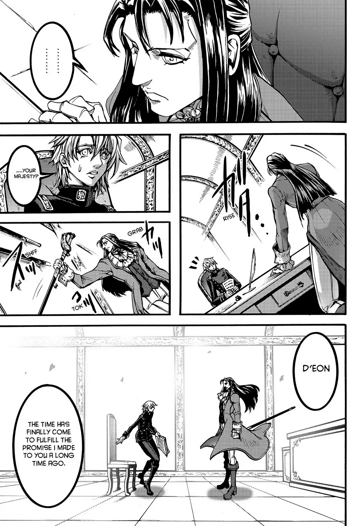Le Chevalier D'Eon Chapter 44 page 8 - Chapter 44: The King's Sword