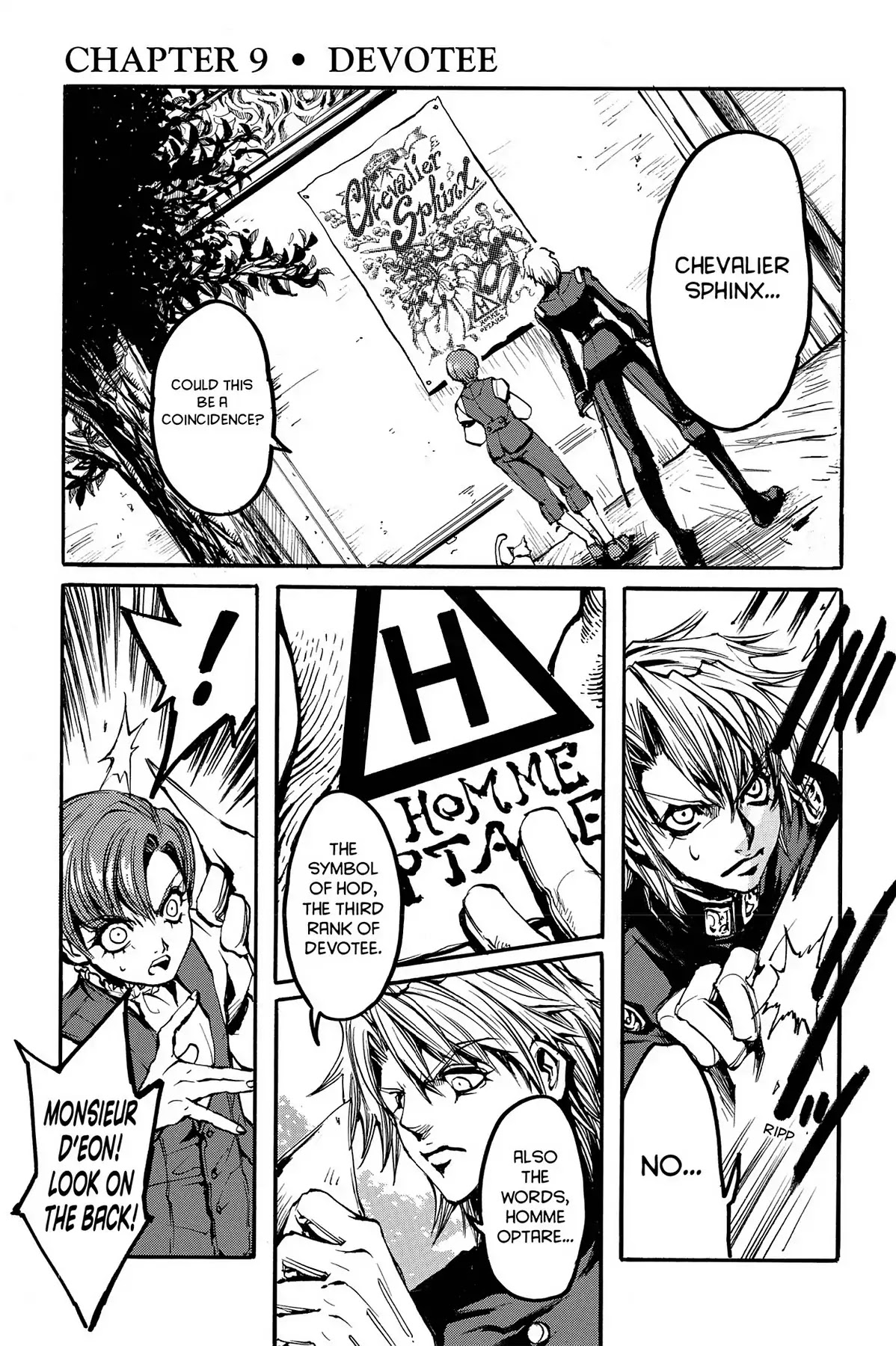 Le Chevalier D'Eon Chapter 9 page 1 - Chapter 9: Devotee