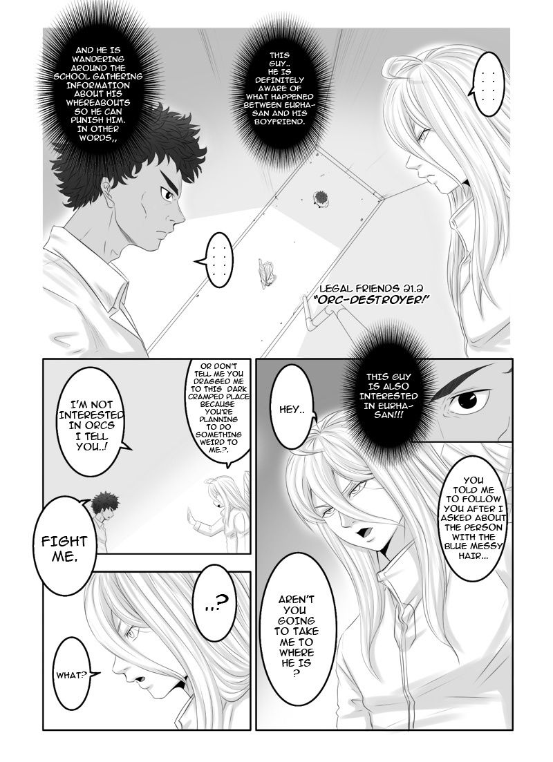 Legal Friends Chapter 21.2 page 1 - Chapter 21.2 : Orc-Destroyer!