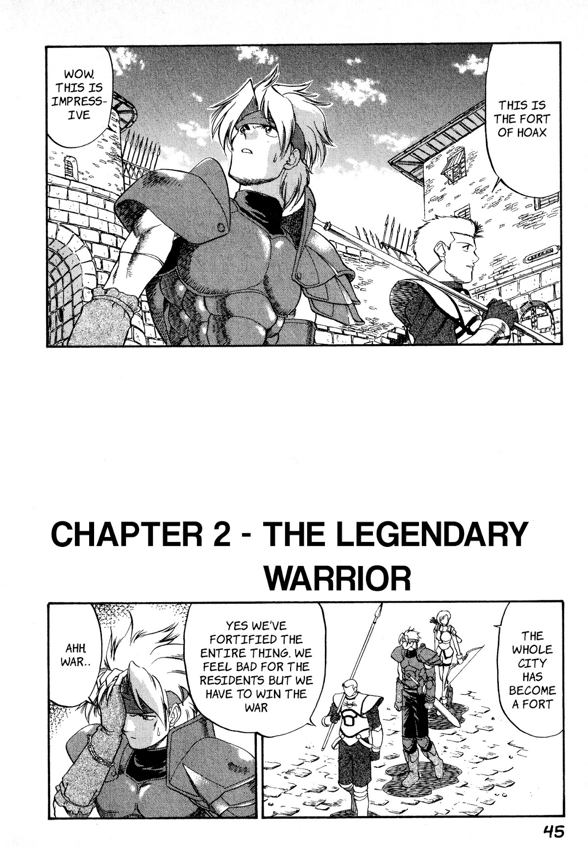 Legend of Dragoon Chapter 2 page 1 - Chapter 2: The Legendary Warrior