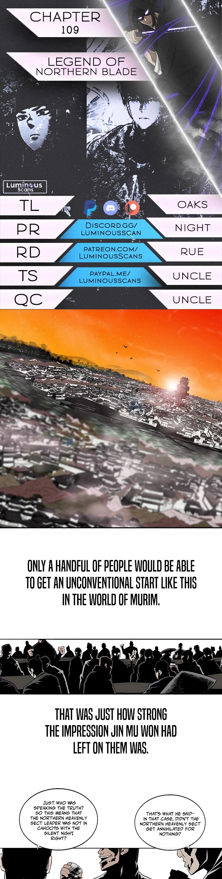 Legend of the Northern Blade Chapter 109 page 1 - Chapter 109