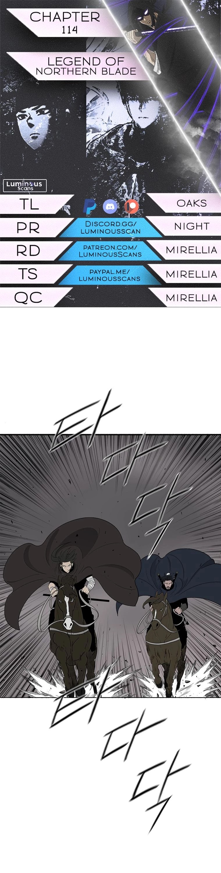 Legend of the Northern Blade Chapter 114 page 1 - Chapter 114