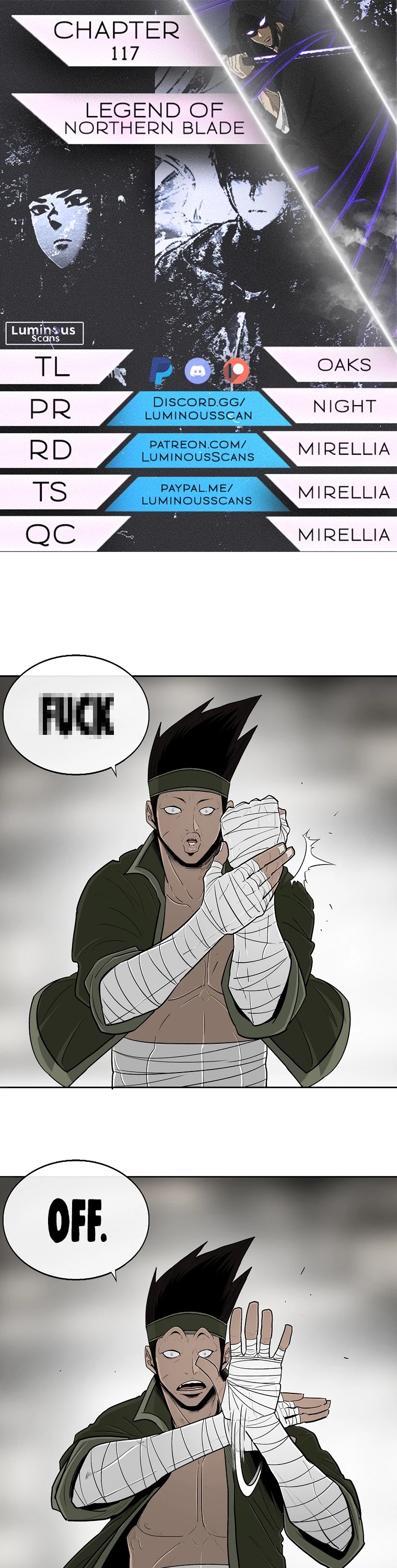 Legend of the Northern Blade Chapter 117 page 1 - Chapter 117