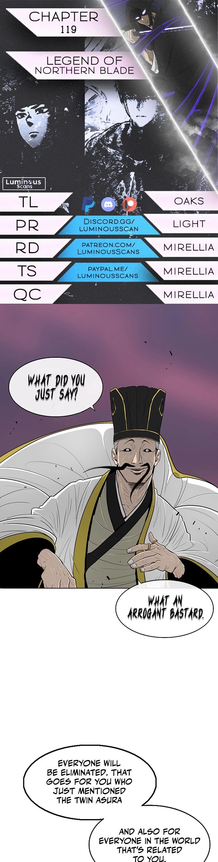Legend of the Northern Blade Chapter 119 page 1 - Chapter 119