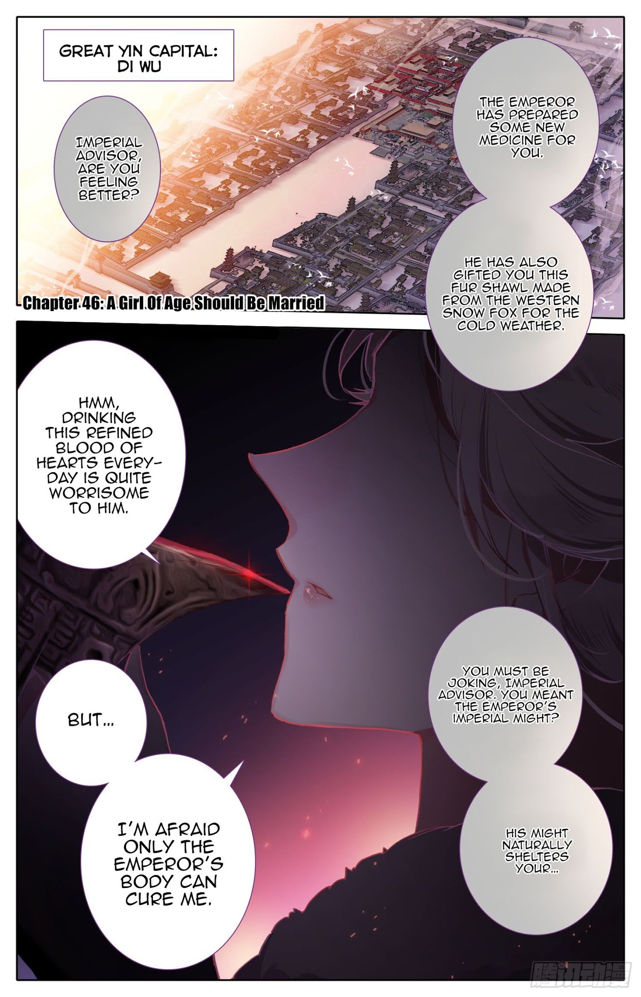 Legend of the Tyrant Empress Chapter 46 page 2 - Chapter 46: A Girl Of Age Should Be Married