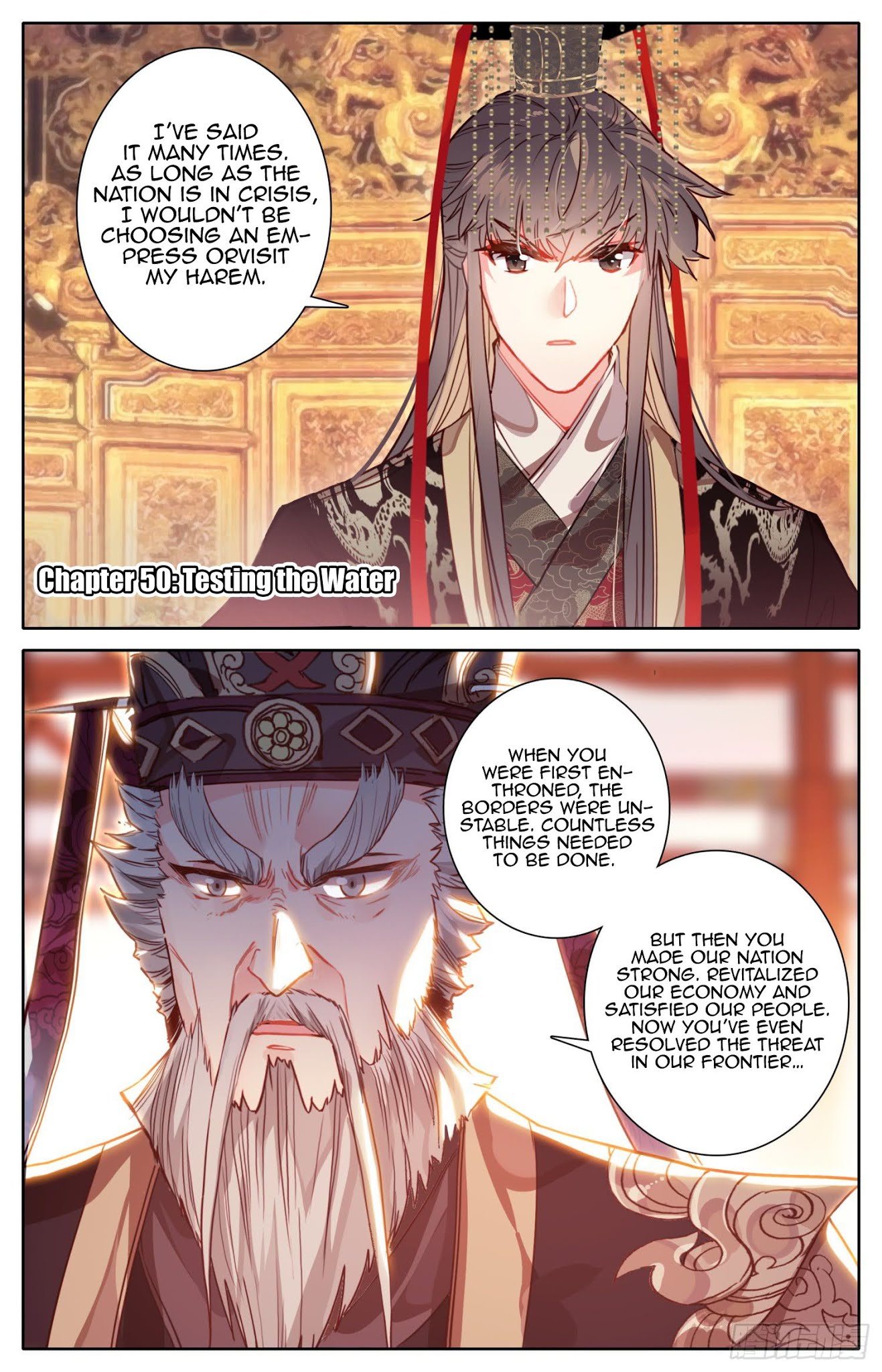 Legend of the Tyrant Empress Chapter 50 page 2 - Chapter 50: Testing the Water