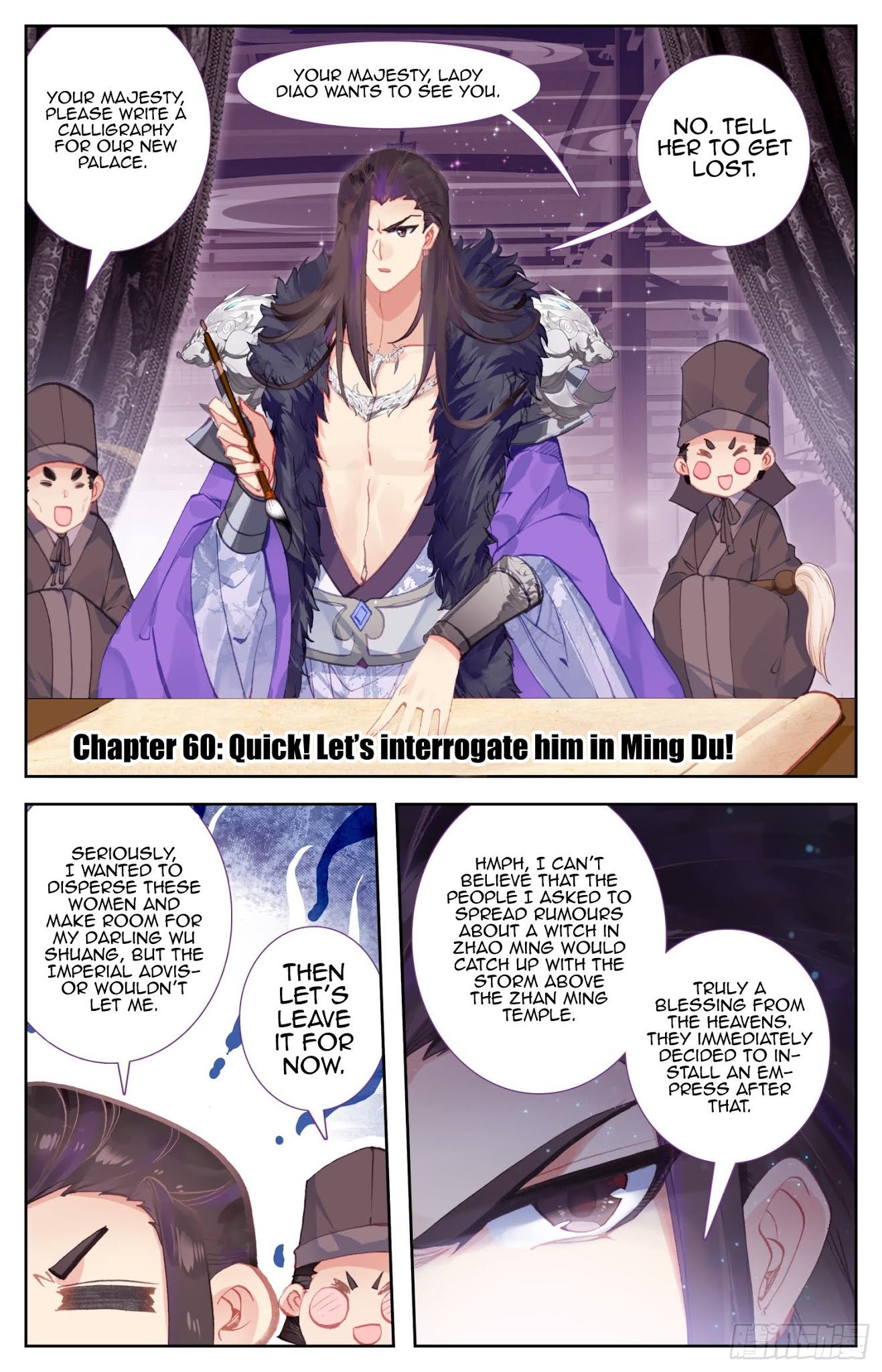 Legend of the Tyrant Empress Chapter 60 page 2 - Chapter 60: Quick! Let’s interrogate him in Ming Du!