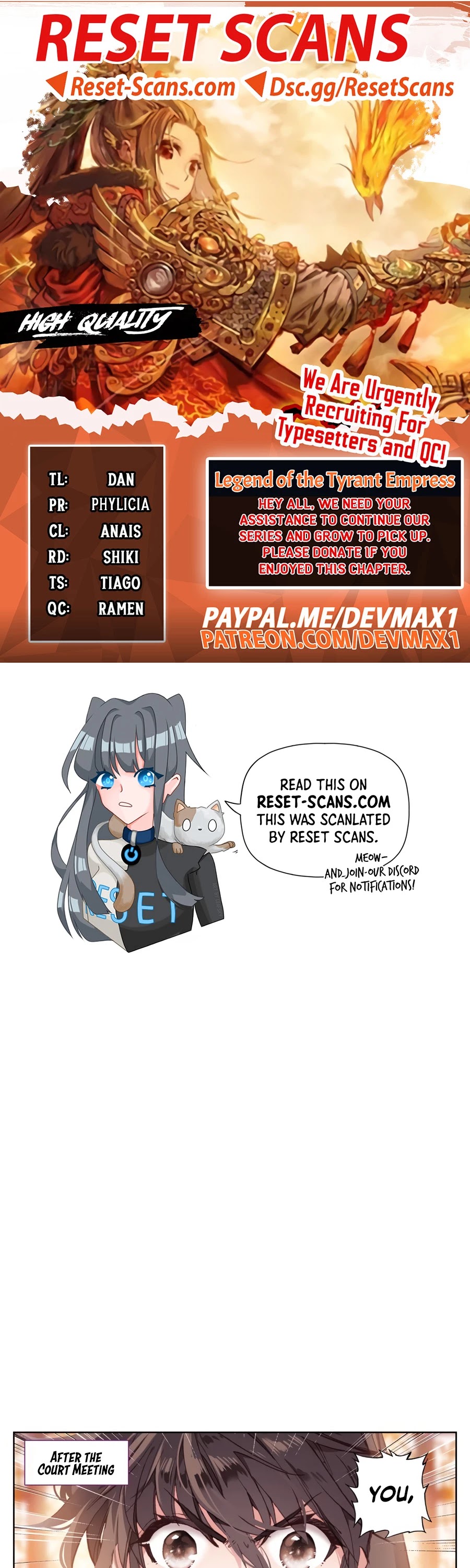 Legend of the Tyrant Empress Chapter 89 page 1 - Chapter 89