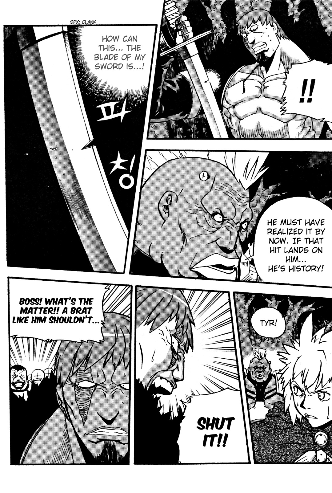 Legend of Tyr Chapter 19 page 13 - Chapter 19: Sword Blast