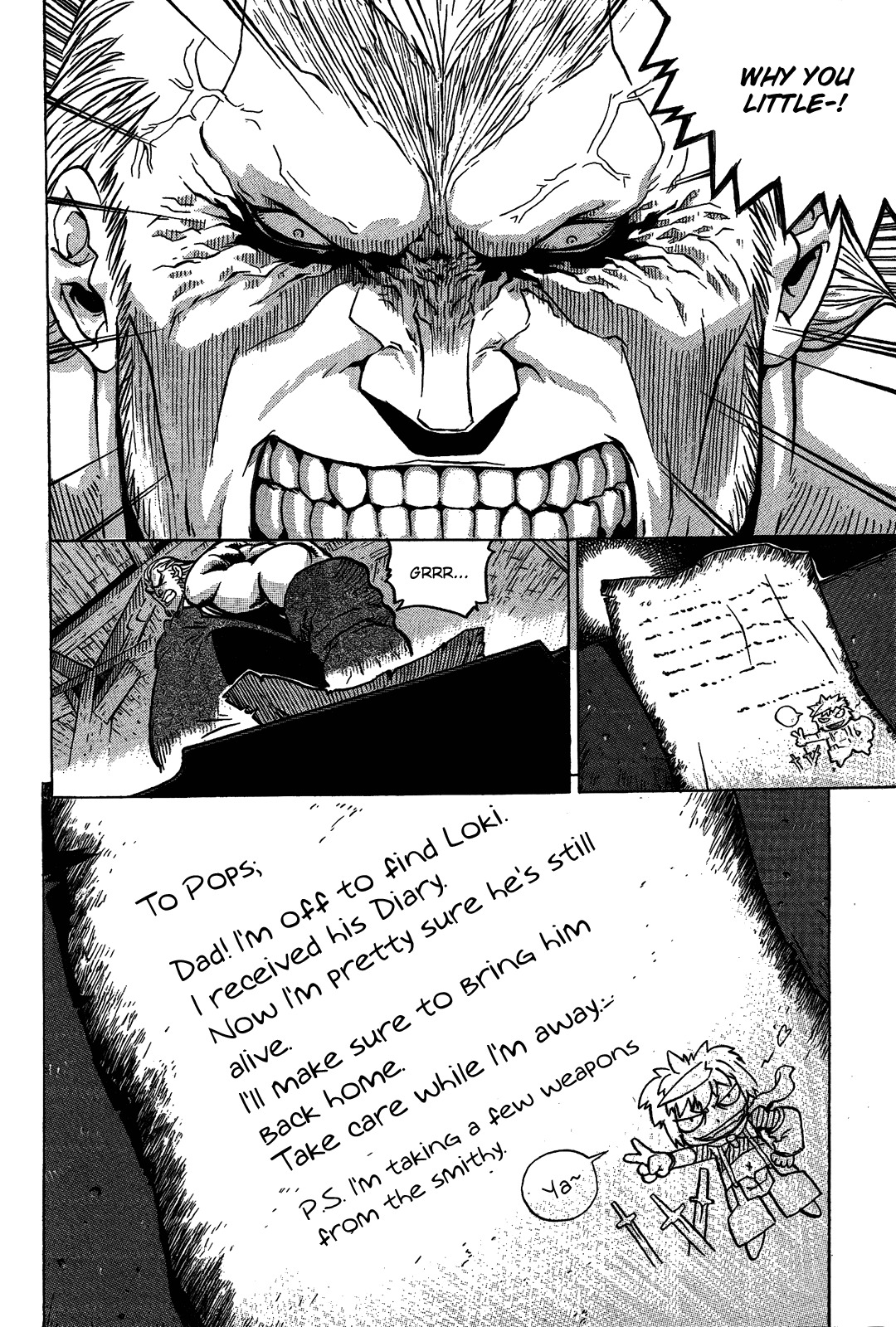 Legend of Tyr Chapter 3 page 26 - Chapter 3: Bro's Diary