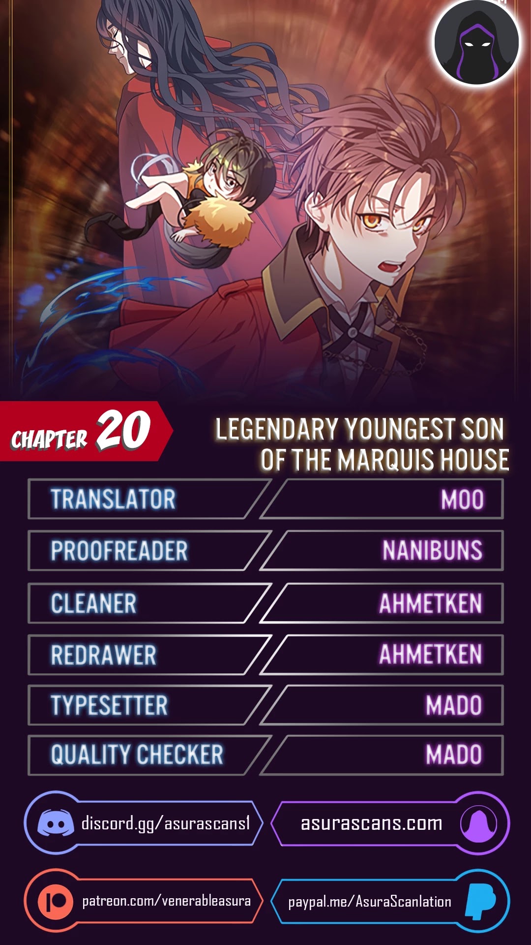 Legendary Youngest Son of the Marquis House Chapter 20 page 1 - Chapter 20