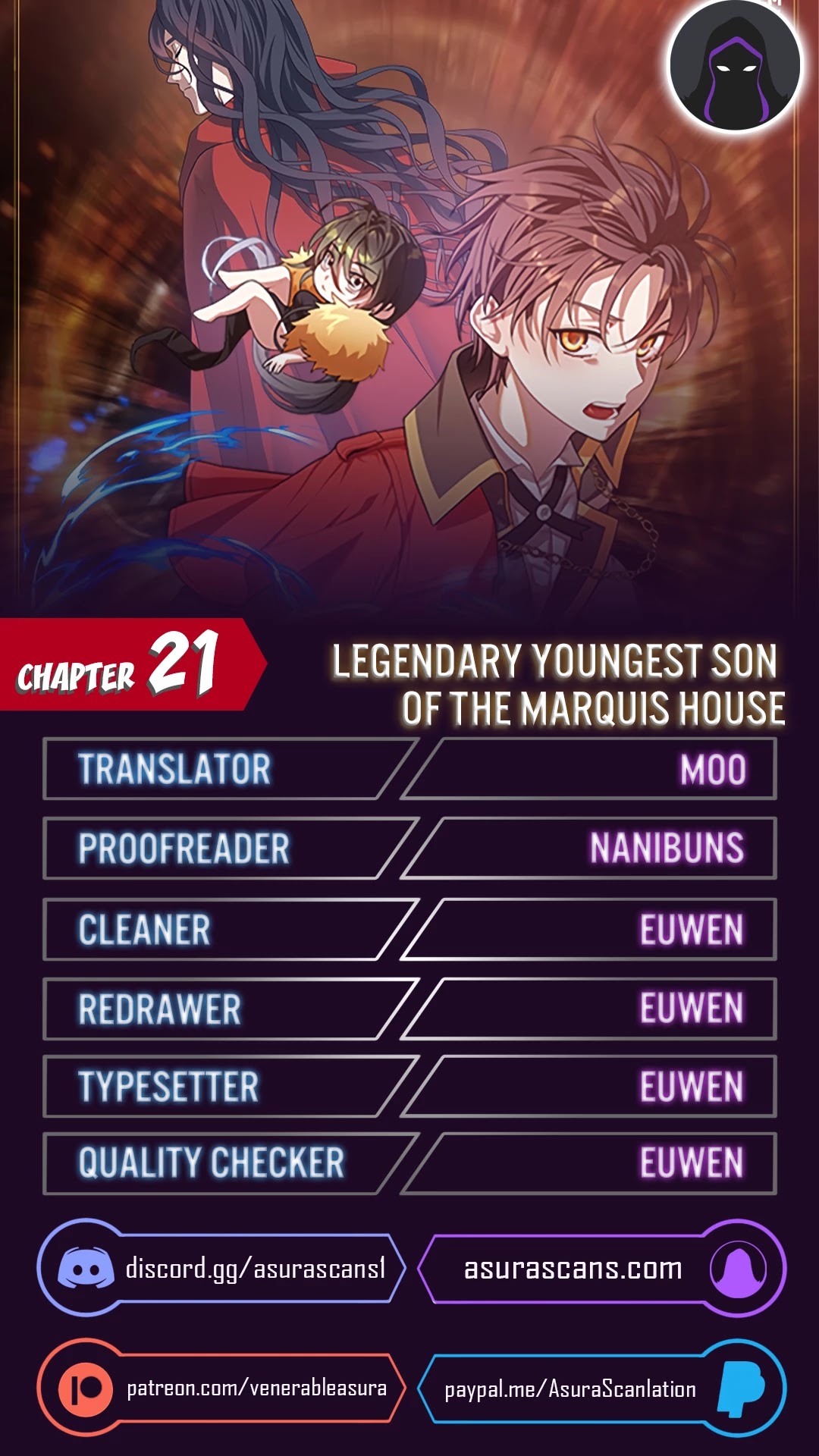 Legendary Youngest Son of the Marquis House Chapter 21 page 1 - Chapter 21