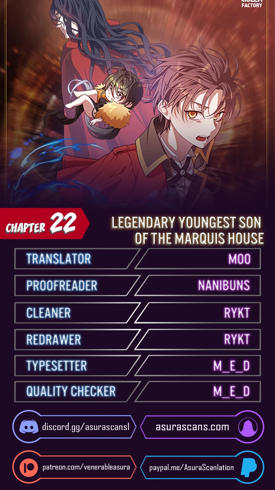 Legendary Youngest Son of the Marquis House Chapter 22 page 1 - Chapter 22