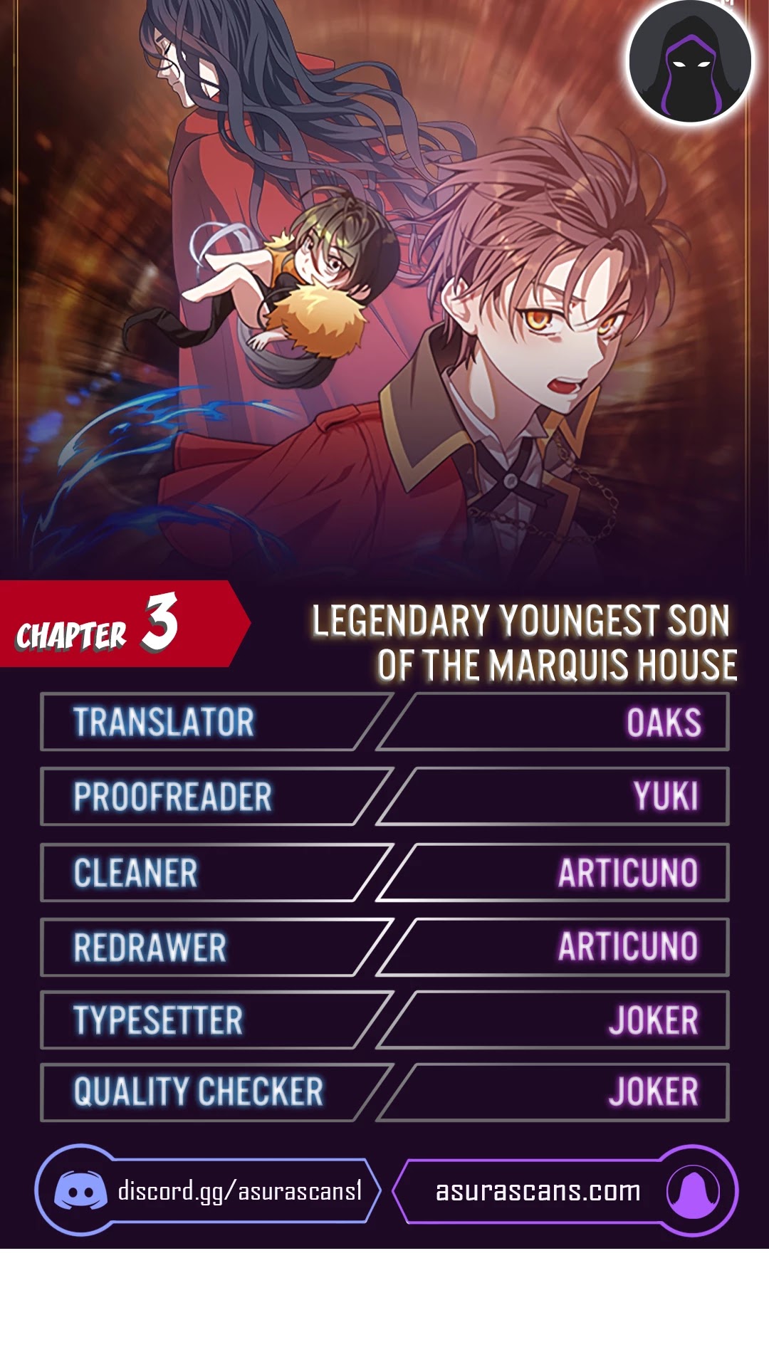 Legendary Youngest Son of the Marquis House Chapter 3 page 1 - Chapter 3