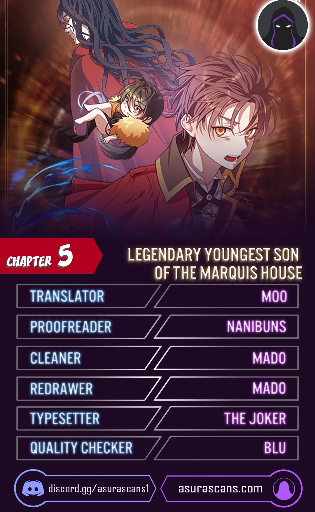 Legendary Youngest Son of the Marquis House Chapter 5 page 1 - Chapter 5