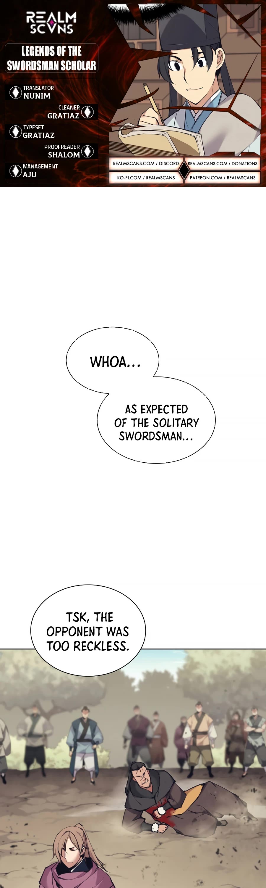 Legends of the Swordsman Scholar Chapter 10 page 1 - Chapter 10