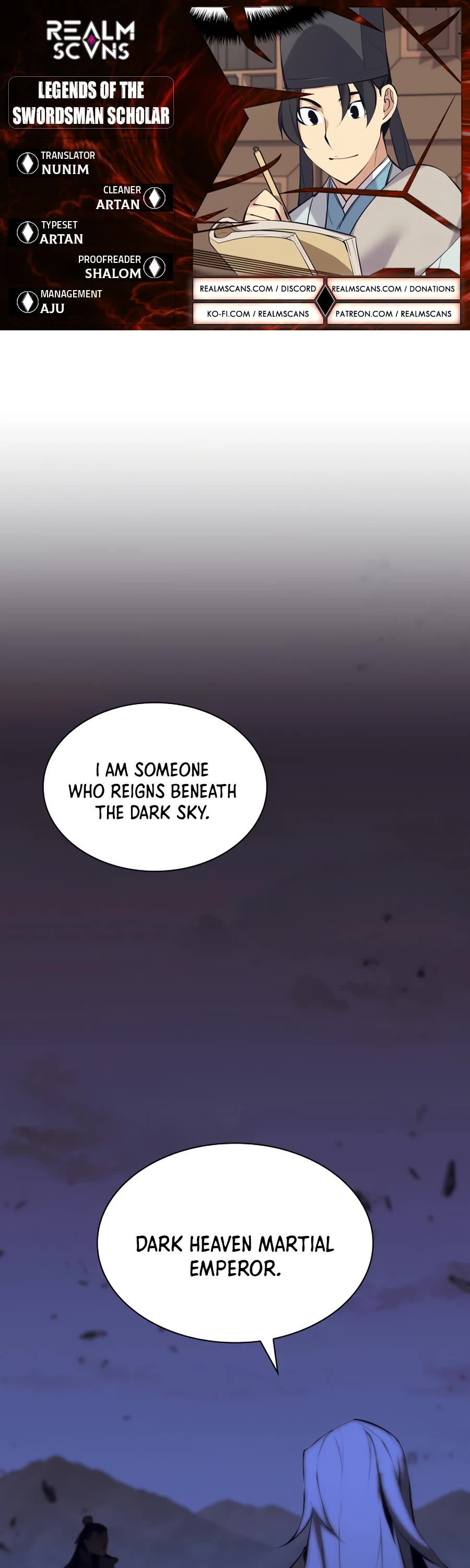 Legends of the Swordsman Scholar Chapter 11 page 1 - Chapter 11