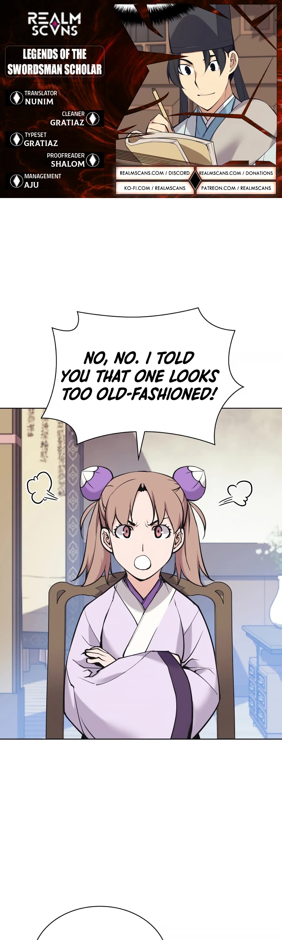 Legends of the Swordsman Scholar Chapter 12 page 1 - Chapter 12