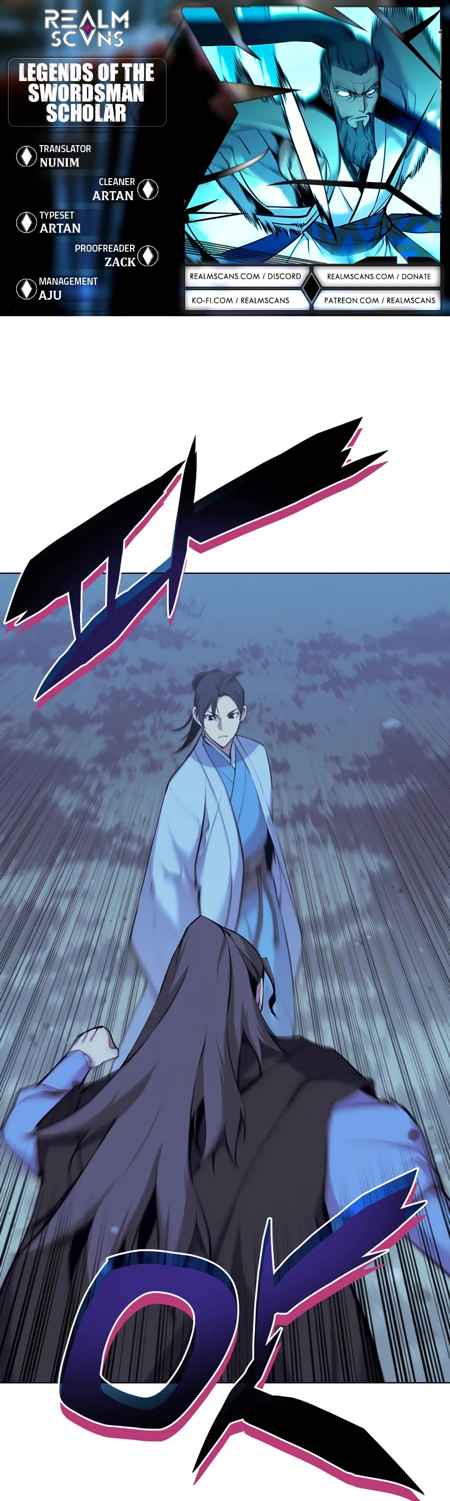 Legends of the Swordsman Scholar Chapter 14 page 1 - Chapter 14
