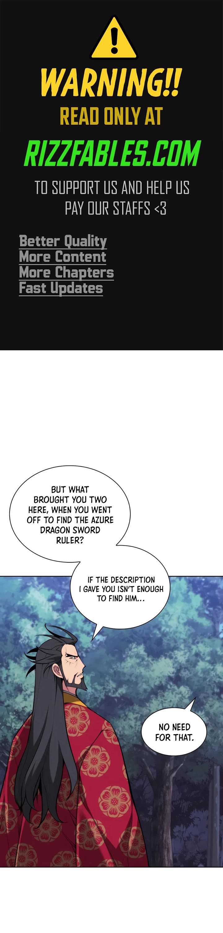 Legends of the Swordsman Scholar Chapter 158 page 1 - Chapter 158