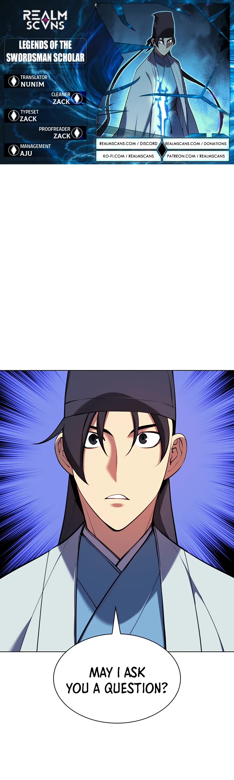 Legends of the Swordsman Scholar Chapter 26 page 1 - Chapter 26