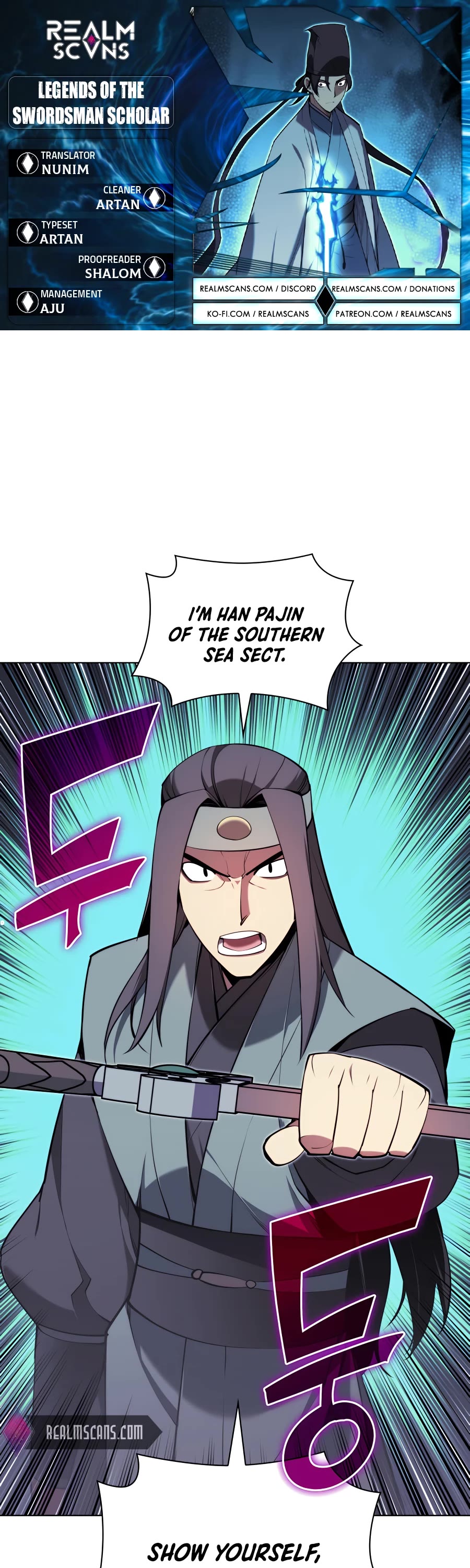 Legends of the Swordsman Scholar Chapter 31 page 1 - Chapter 31