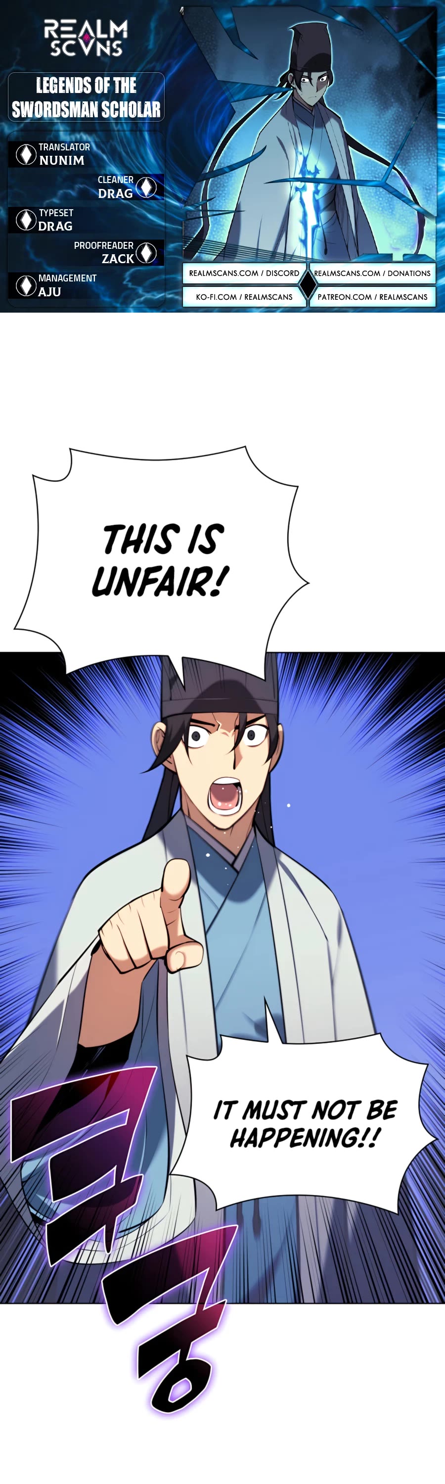 Legends of the Swordsman Scholar Chapter 33 page 1 - Chapter 33