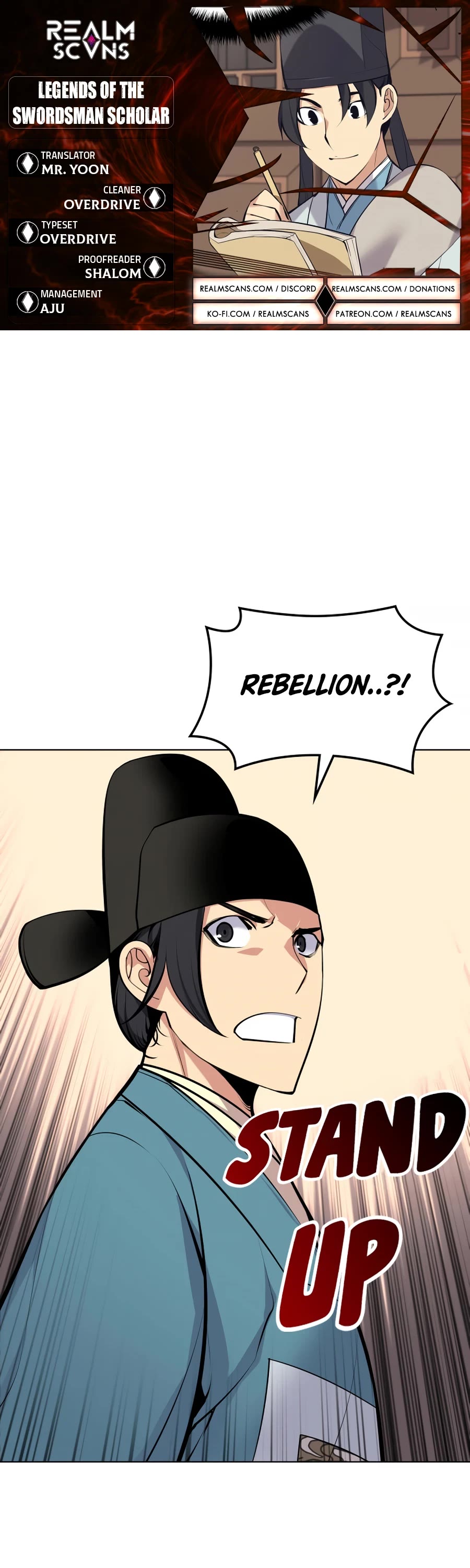 Legends of the Swordsman Scholar Chapter 4 page 1 - Chapter 4