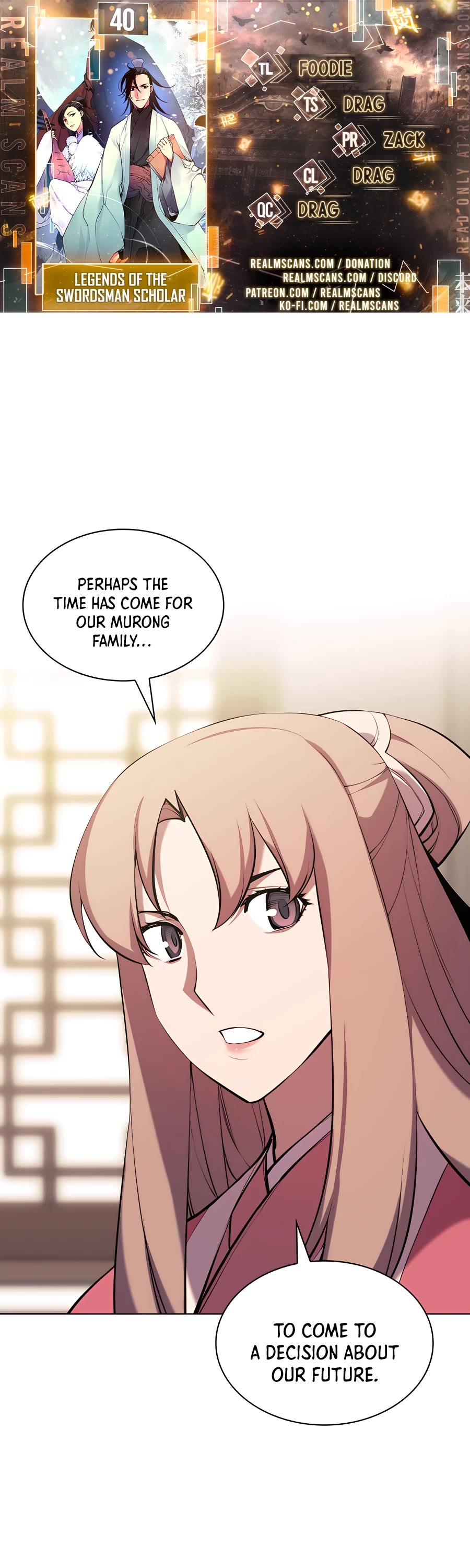 Legends of the Swordsman Scholar Chapter 40 page 1 - Chapter 40