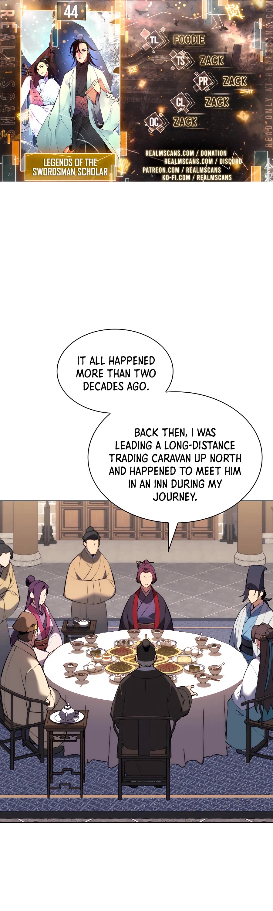 Legends of the Swordsman Scholar Chapter 44 page 1 - Chapter 44