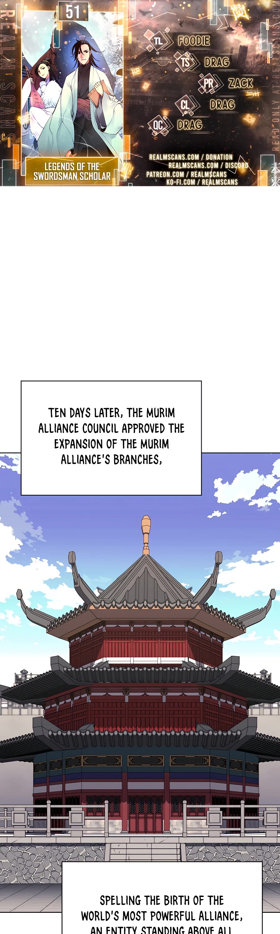 Legends of the Swordsman Scholar Chapter 51 page 1 - Chapter 51