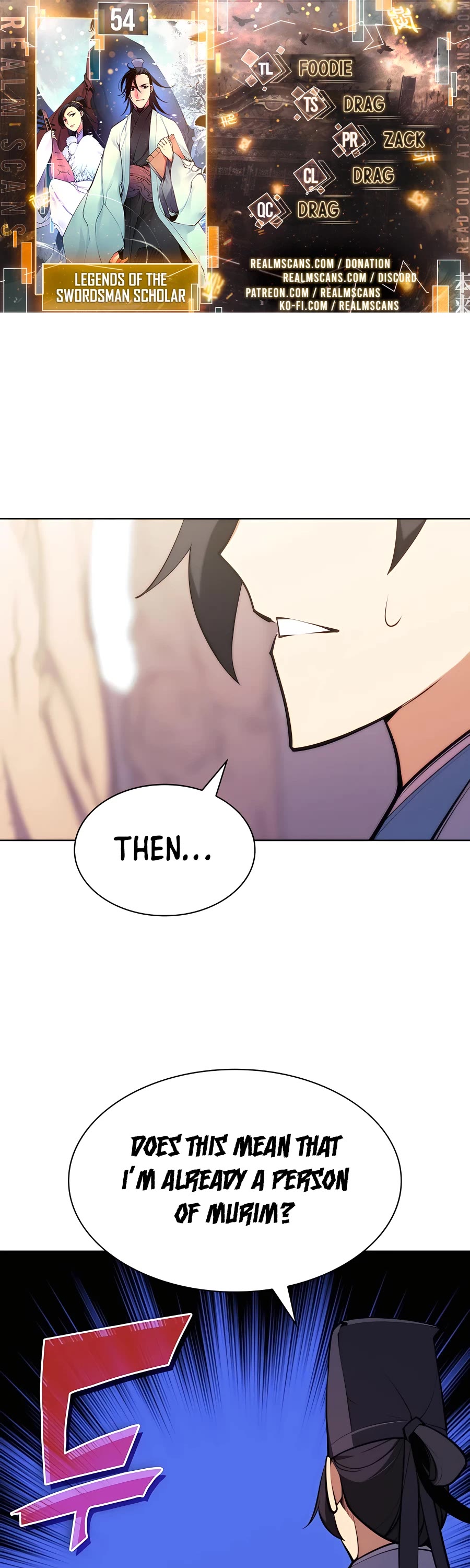 Legends of the Swordsman Scholar Chapter 54 page 1 - Chapter 54