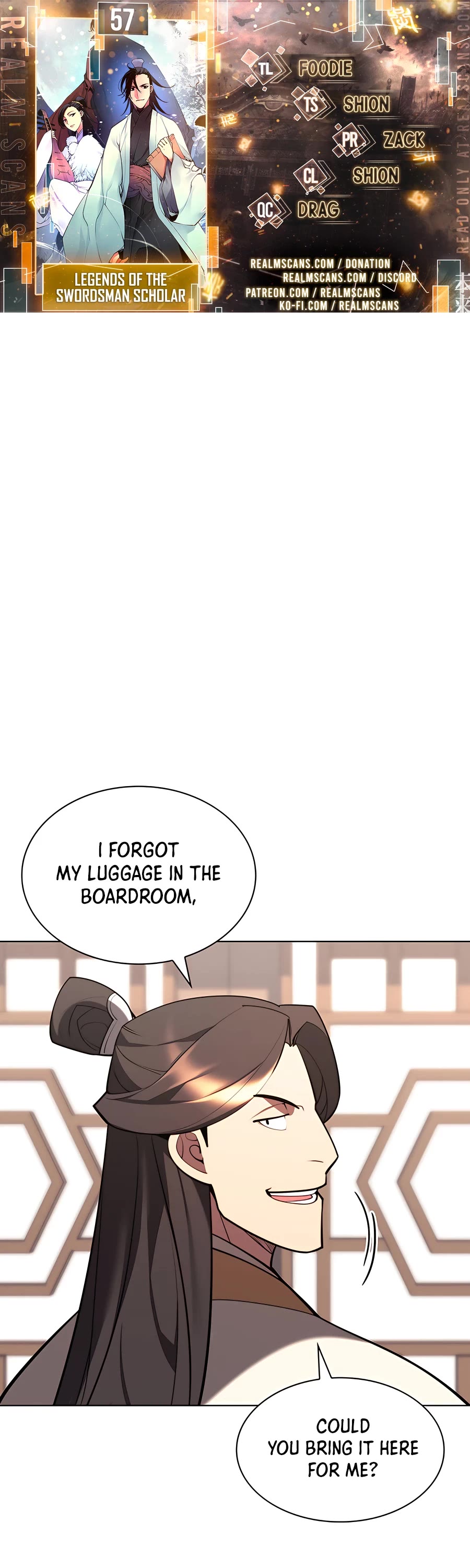 Legends of the Swordsman Scholar Chapter 57 page 1 - Chapter 57