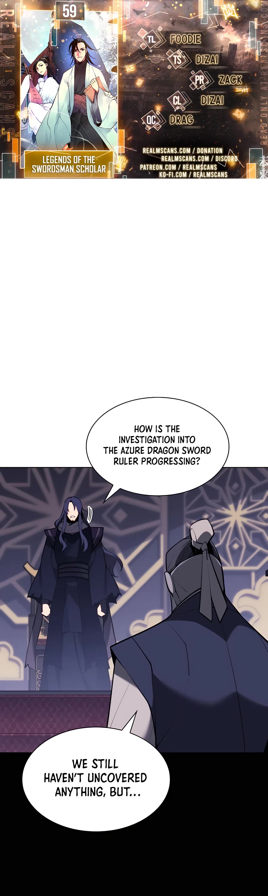 Legends of the Swordsman Scholar Chapter 59 page 1 - Chapter 59