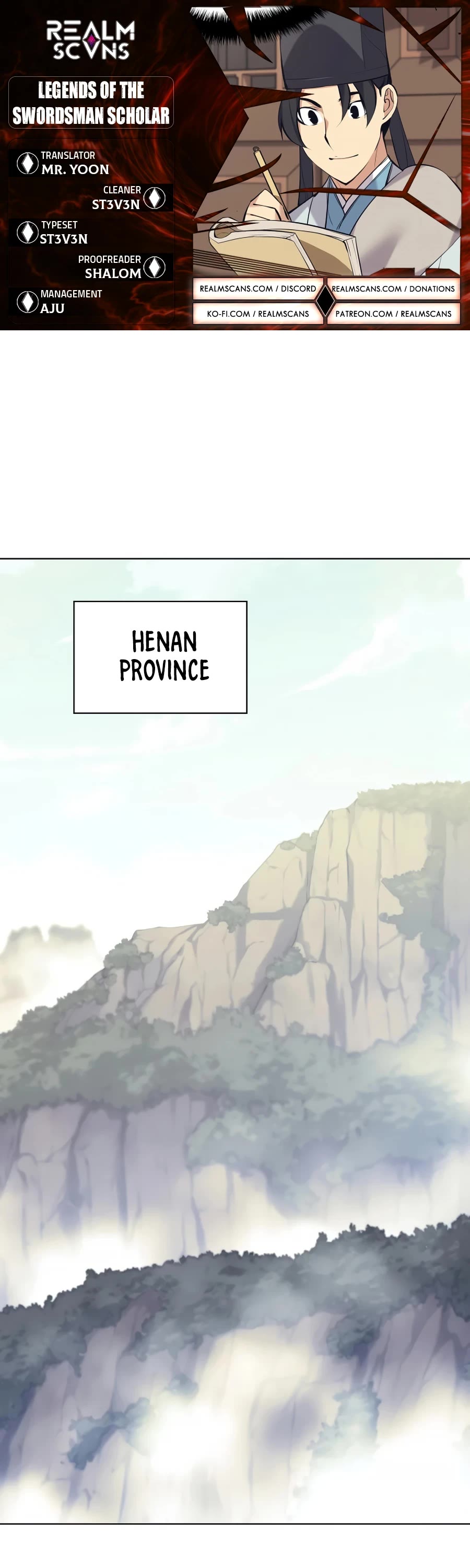 Legends of the Swordsman Scholar Chapter 6 page 1 - Chapter 6