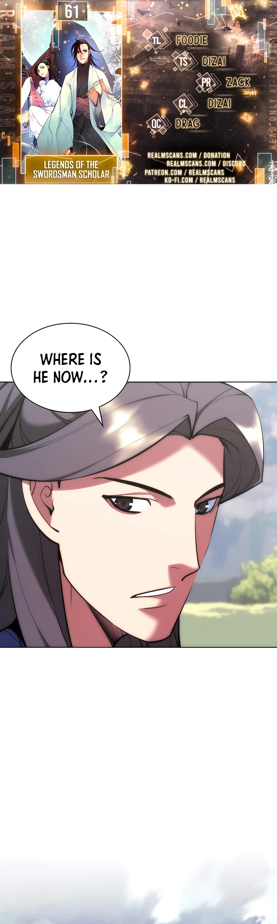 Legends of the Swordsman Scholar Chapter 61 page 1 - Chapter 61