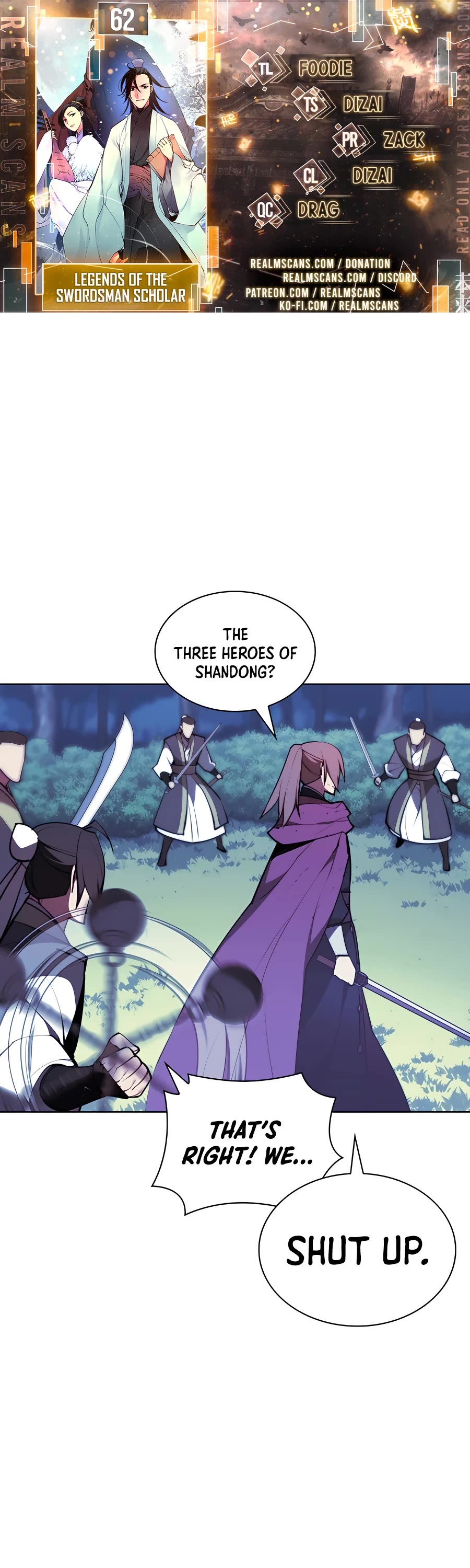 Legends of the Swordsman Scholar Chapter 62 page 1 - Chapter 62