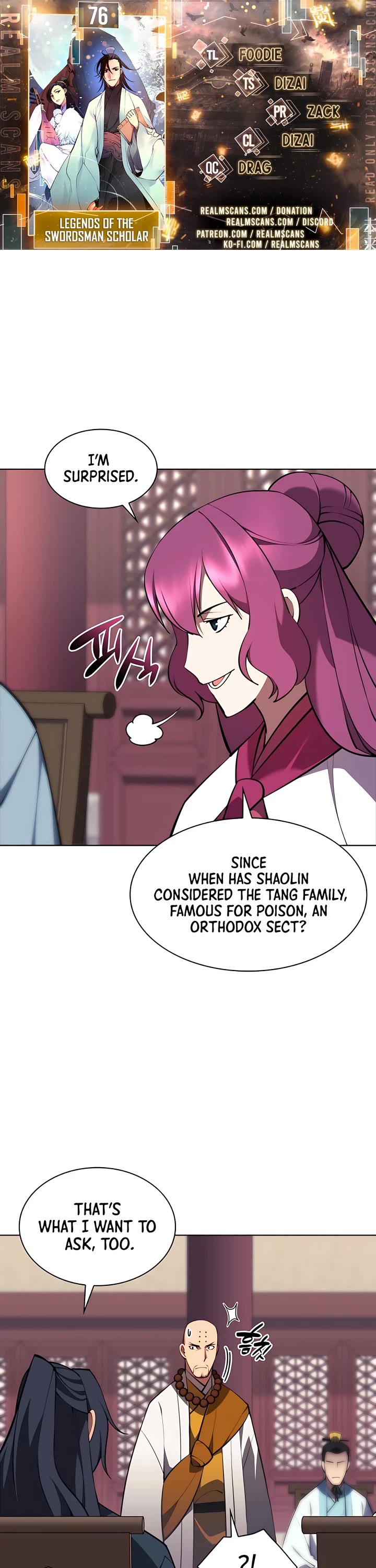 Legends of the Swordsman Scholar Chapter 76 page 1 - Chapter 76