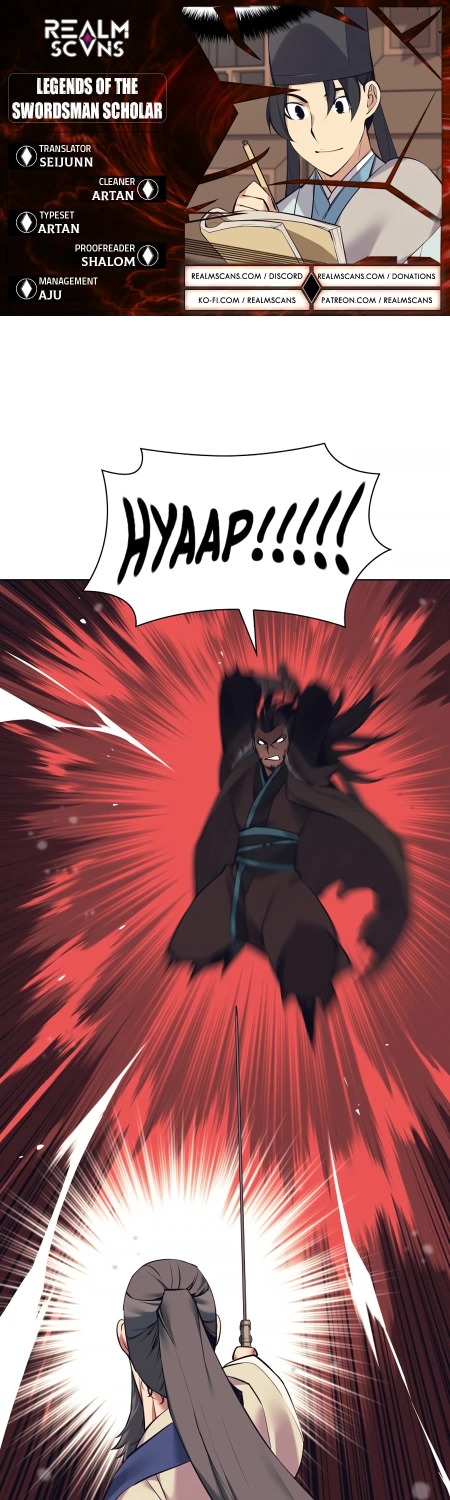 Legends of the Swordsman Scholar Chapter 8 page 1 - Chapter 8