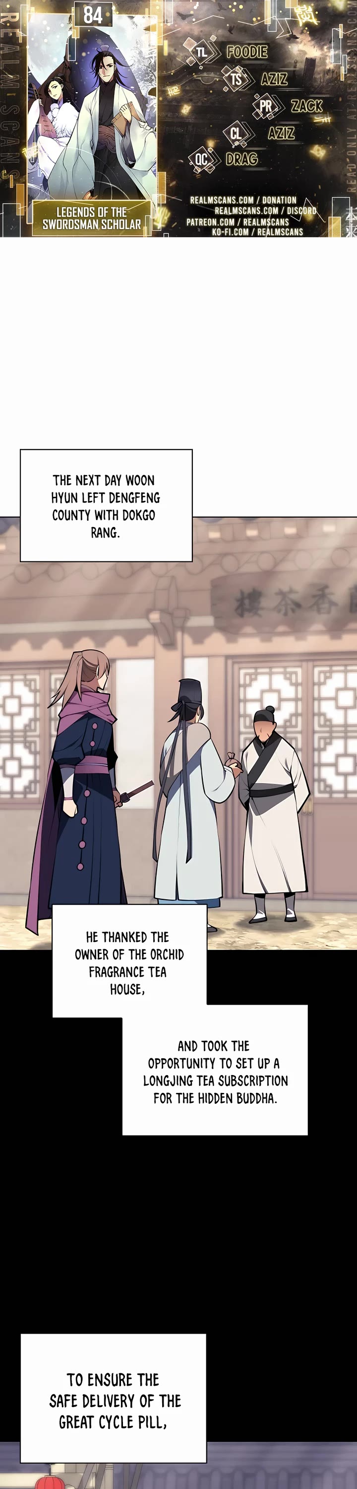 Legends of the Swordsman Scholar Chapter 84 page 1 - Chapter 84