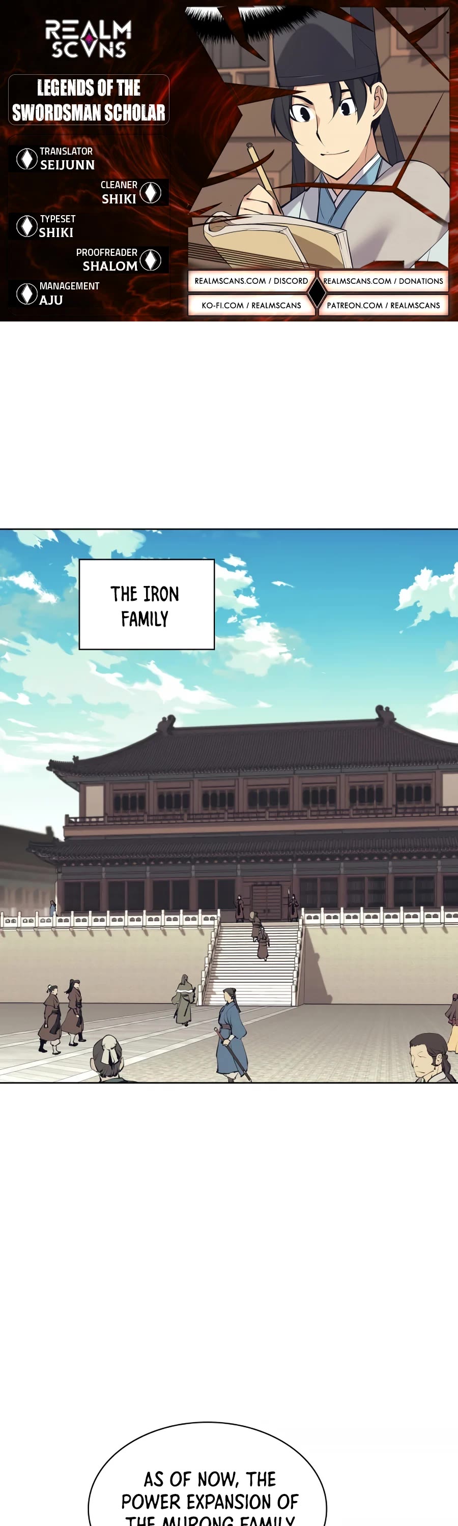 Legends of the Swordsman Scholar Chapter 9 page 1 - Chapter 9
