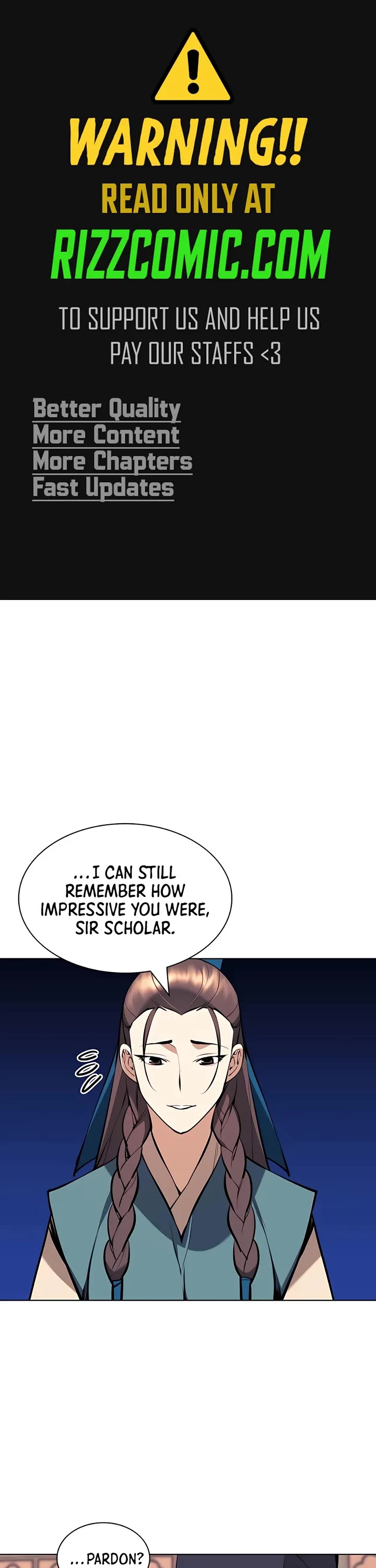 Legends of the Swordsman Scholar Chapter 92 page 1 - Chapter 92