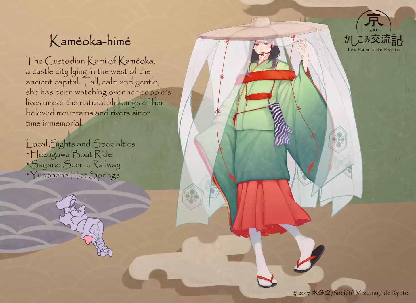 Les Kamis de Kyoto Chapter 0 page 1 - Chapter 0: Character Introduction
