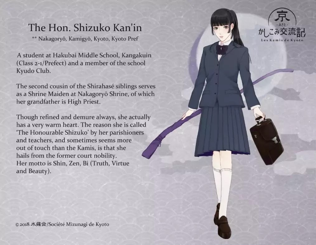 Les Kamis de Kyoto Chapter 0 page 8 - Chapter 0: Character Introduction