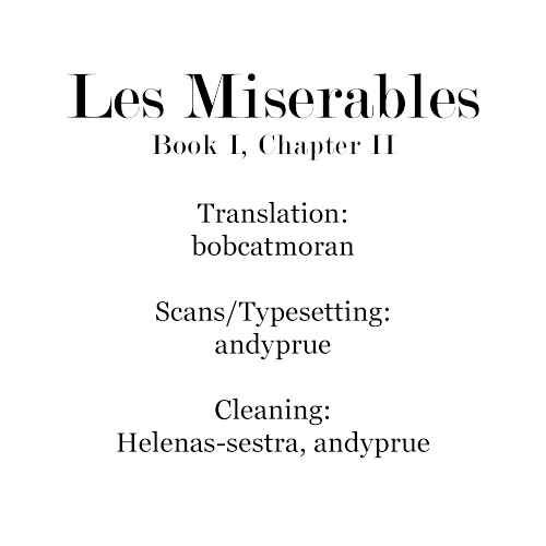 Les Miserables (ARAI Takahiro) Chapter 2 page 1 - Chapter 2 : Righteous Person Myriel